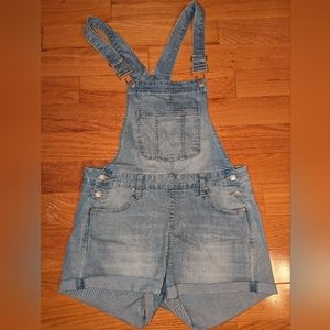Jean overall shorts